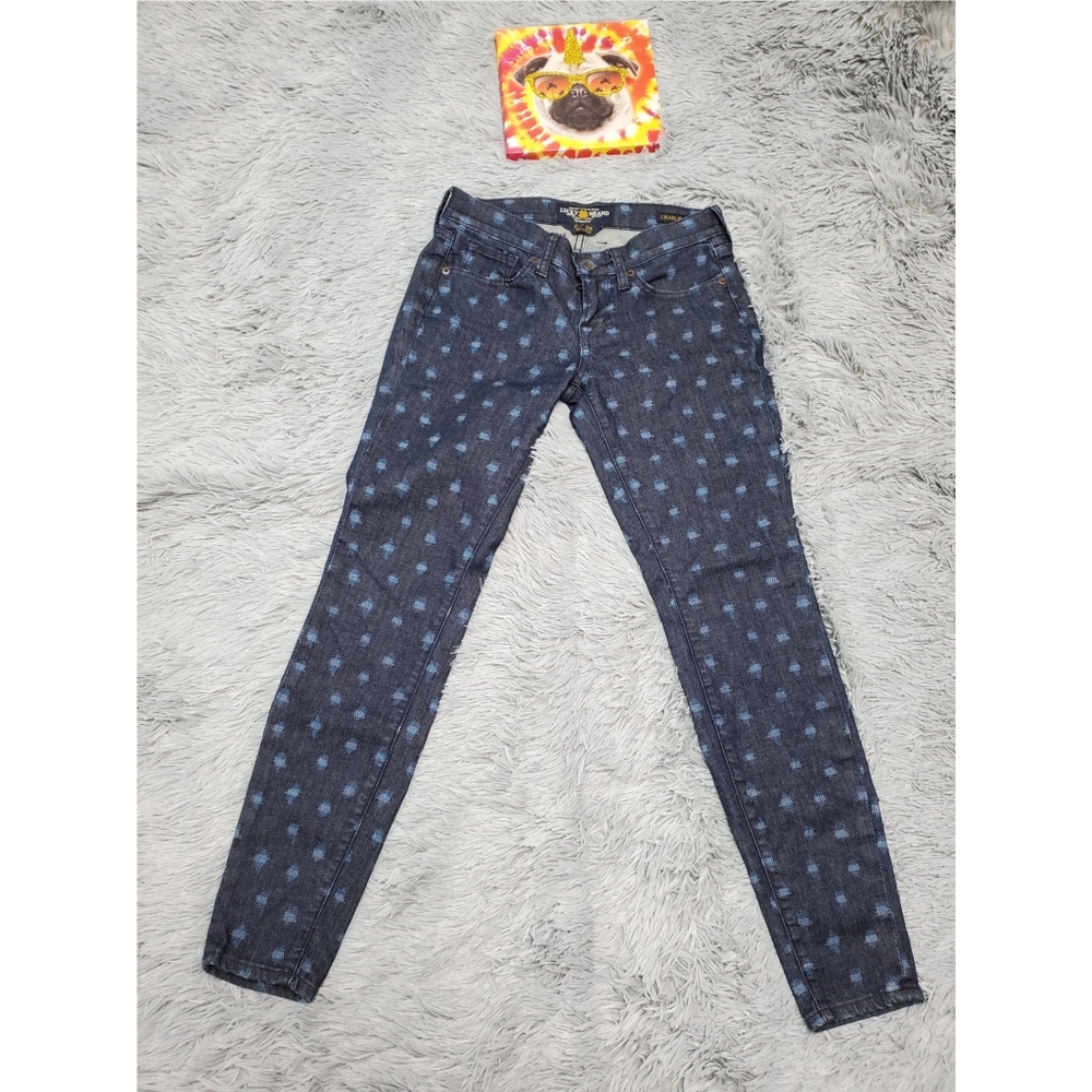 Lucky brand skinny polka-dot woman jeans